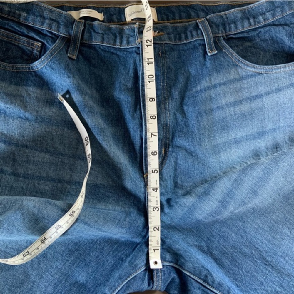 UNIVERSAL THREAD Women’s High Rise Vintage Straight Raw Hem Jeans Size 18 - Picture 13 of 14